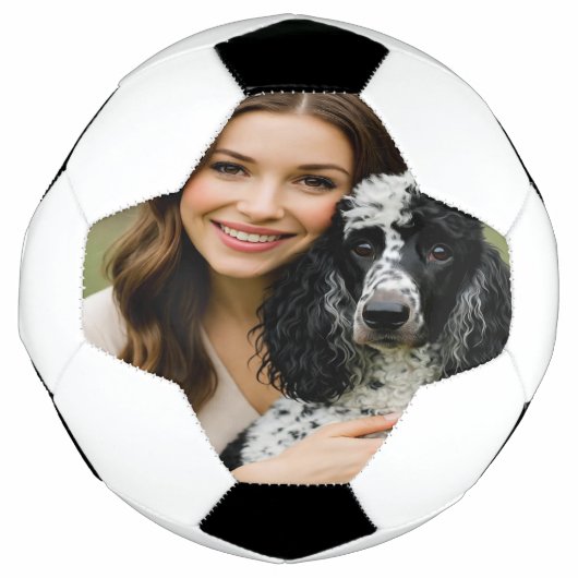 Add Poddle Photo Personalize Customize Voetbal (Voorkant)