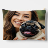 Add Pug Photo Personalize Customize Etui (Achterkant)