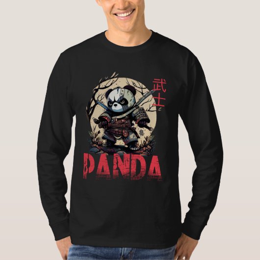 Add Samurai Panda to Japanese Art  1 T-shirt (Voorkant)