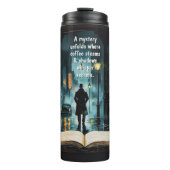 Add Text, Murder Mystery Crime Books Thermosbeker (Voorkant)