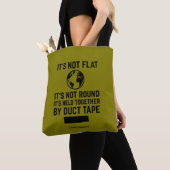 Add Text/Name Funny Tote Bag – Held by Duct Tape (Dichtbij)