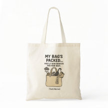 Add Text/Name Funny Tote Bag – Regrets & Rain Gear