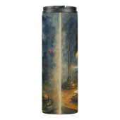 Add Text Name, Spy Mystery Action Book Novel Thermosbeker (Achterkant)