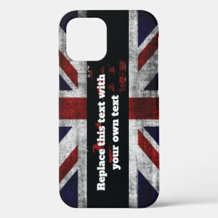 Add text on English flag Throw Pillow Case-Mate iPhone Case