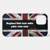 Add text on English flag Throw Pillow Case-Mate iPhone Case (Achterkant (horizontaal))
