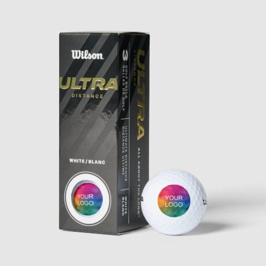 Add Upload Your Logo Wilson Ultra Distance Pack Golfballen (Verpakking)