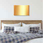 Add Upload Your Photo on Elegant Gold Background Canvas Afdruk (Insitu (Slaapkamer))