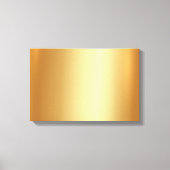 Add Upload Your Photo on Elegant Gold Background Canvas Afdruk (Voorkant)