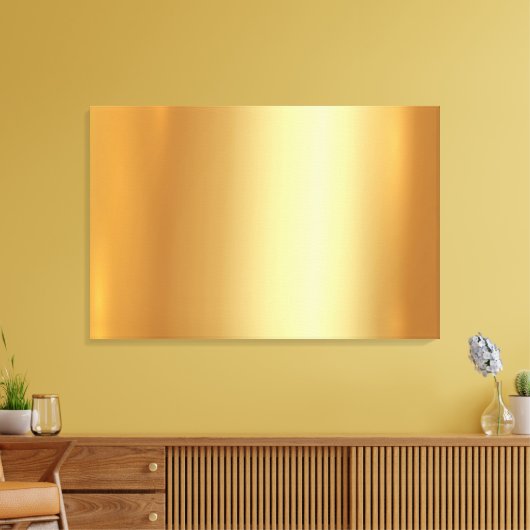 Add Upload Your Photo on Elegant Gold Background Canvas Afdruk (Insitu (Woonkamer))