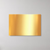 Add Upload Your Photo on Elegant Gold Background Canvas Afdruk (Voorkant)