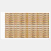 Add Your Brand Gold kraft lip balm labels (Vel)
