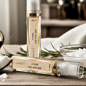 Add Your Brand Gold kraft lip balm labels