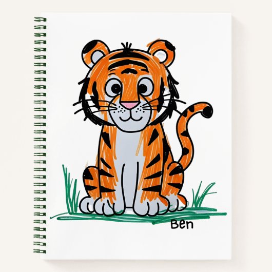 Add Your Child's Artwork to a Sketchbook Notitieboek (Voorkant)
