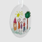 Add your Child's Artwork to this Ornament (voorkant)