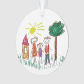 Add your Child's Artwork to this Ornament (voorkant)