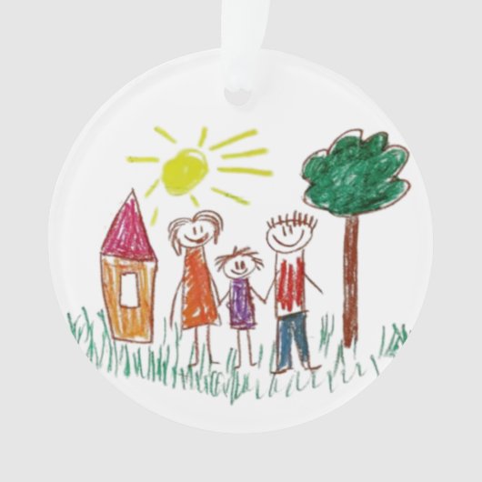 Add your Child's Artwork to this Ornament (voorkant)