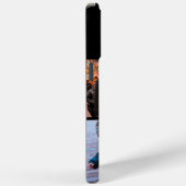 Add Your Custom 4 Photo, Monogrammed & Family Name Case-Mate iPhone Case (Achterkant / Rechts)