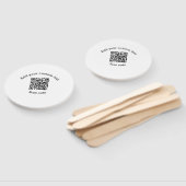 Add your custom text scan QR code business Handwaaier (Niet-gemonteerd)