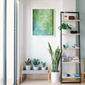 Add Your Custom Text Teal and Green Grunge Poster