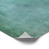 Add Your Custom Text Teal and Green Grunge Poster (Hoek)