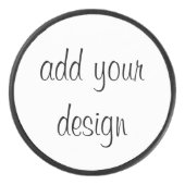 add your design hockey puck (Voorkant)