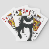 Add Your Initials | Onyx Gesture Pokerkaarten (Achterkant)