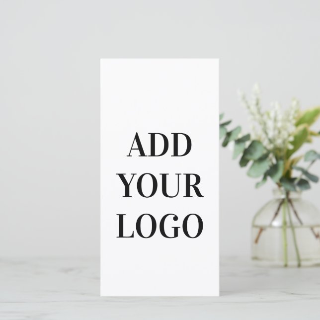 ADD YOUR LOGO (Staand voorkant)