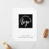 Add Your Logo Company Notitiekaartje (Voorkant / Achterkant in situ)
