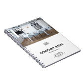 Add your Logo Custom Text Promotion Photo Notitieboek (Rechterzijde)