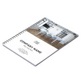 Add your Logo Custom Text Promotion Photo Notitieboek (Linkerzijde)