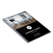 Add your Logo Custom Text Promotion Photo Notitieboek (Rechterzijde)