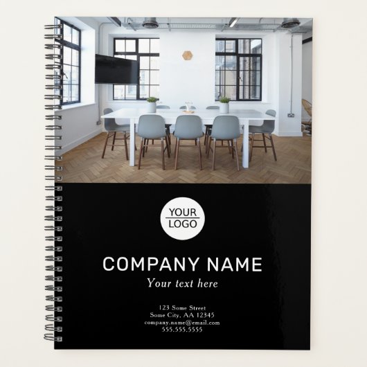 Add your Logo Custom Text Promotion Photo Planner (Voorkant)