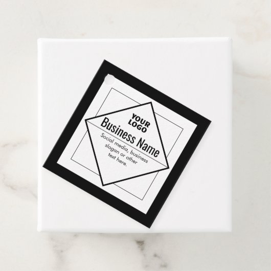 Add Your Logo Customizable Template Bedankjes Labels (In situ)