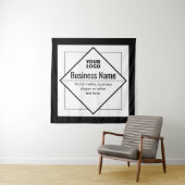 Add Your Logo Customizable Template Wandkleed (In situ)