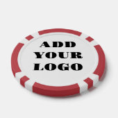 ADD YOUR LOGO POKER CHIPS (Enkel)