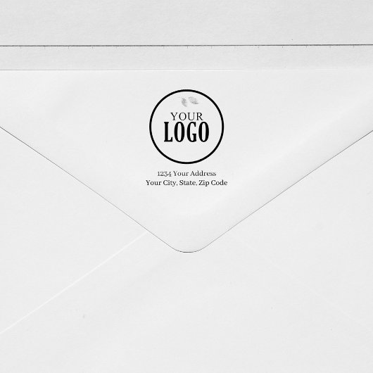 Add Your Logo Return Address Custom Rubberstempel