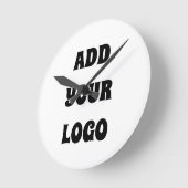 ADD YOUR LOGO RONDE KLOK (Hoek)