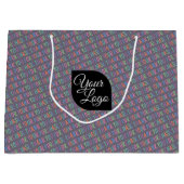 Add Your Logo Thank You For Your Purchase Branded Groot Cadeauzakje (Voorkant)