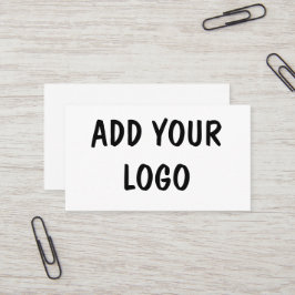 ADD YOUR LOGO VISITEKAARTJE