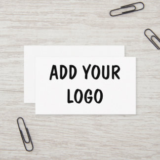 ADD YOUR LOGO VISITEKAARTJE