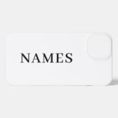 Add Your Name iPhone Hoesje (Achterkant horizontaal)