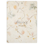 Add your name on backside Mulberry kraft paper Klembord (Achterkant)