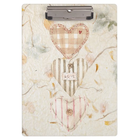 Add your name on backside Mulberry kraft paper Klembord (Voorkant)