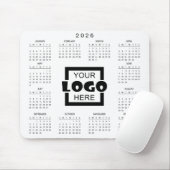 Add Your Own Business Logo 2026 Calendar Muismat (Met muis)