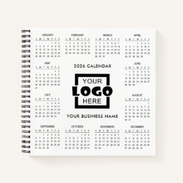 Add Your Own Business Logo 2026 Calendar |  Notitieboek