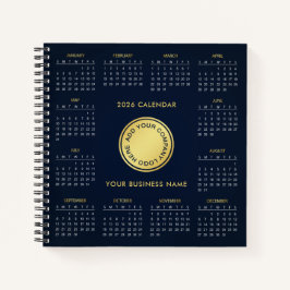 Add Your Own Business Logo 2026 Calendar |  Notitieboek