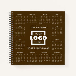 Add Your Own Business Logo 2026 Calendar |  Notitieboek