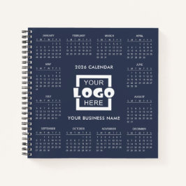 Add Your Own Business Logo 2026 Calendar |  Notitieboek