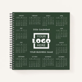Add Your Own Business Logo 2026 Calendar |  Notitieboek