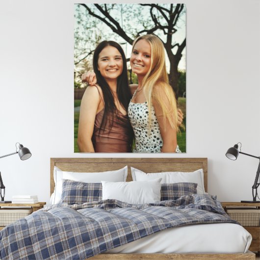 Add Your Own Custom Photo Canvas Afdruk (Insitu (Slaapkamer))
